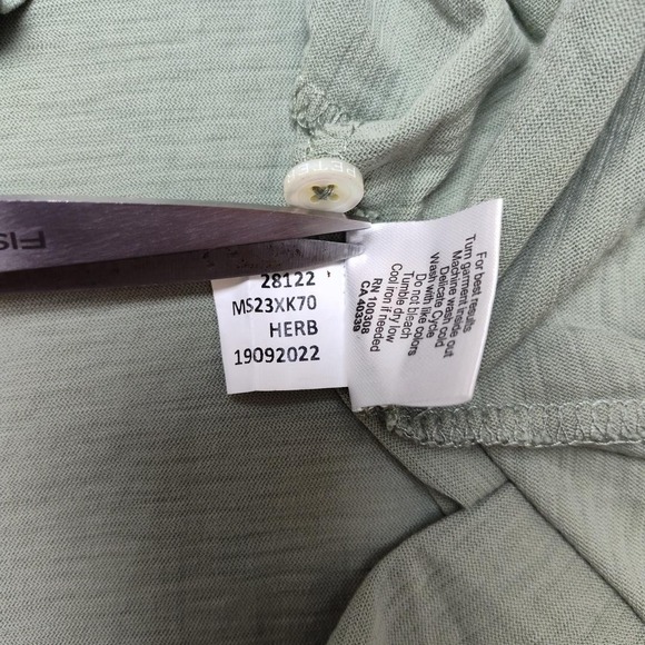 Peter Millar Polo Shirt Mens Large Green Crown Crafted Journeyman Solid Knit - Picture 9 of 12